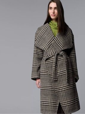 Vera Wang Draped Coat